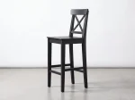 Çapraz Ahşap Bar Sandalyesi - Görsel 2