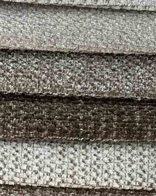 CLK HOME Alaba kumaş renk kartelası, 02–08, 17, 20–23 renk kodları